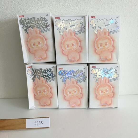 Pop Mart Labubu v3 Big into Energy Series Vinyl Pendant Set of 6 (Authentic) - Picture 16 of 16